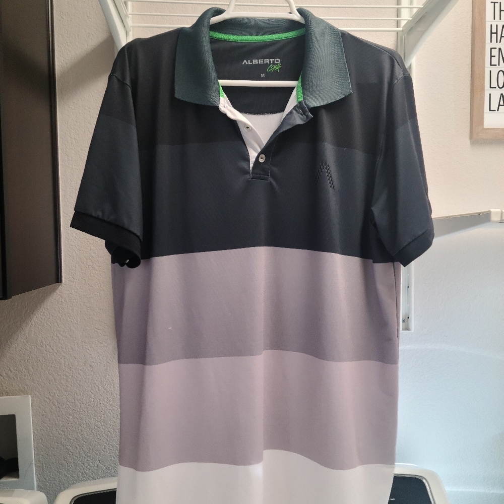 Men's Alberto Golf Shirt Size M